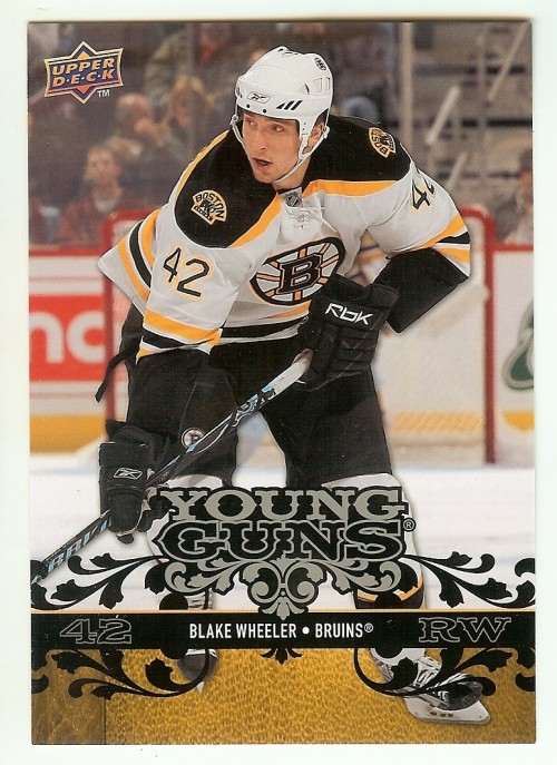 2008-09 Upper Deck Blake Wheeler Oversized Young Guns Rookies