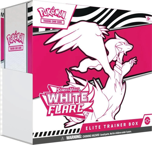 White Flare Elite Trainer Box Pokemon Scarlet & Violet ETB English New Sealed