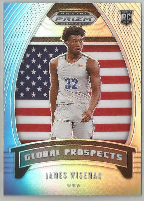 James Wiseman 2020-21 Prizm Draft Picks Silver Prizm Refractor #97 RC Rookie