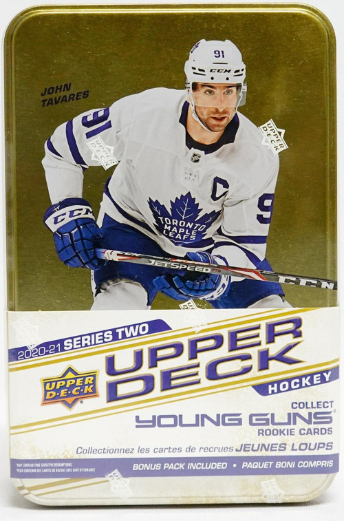 2020/21 Upper Deck Series 2 Hockey Tin Factory Sealed