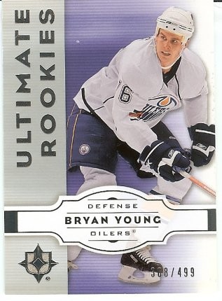 2007-08 Upper Deck Ultimate Bryan Young Ultimate Rookies 308/499
