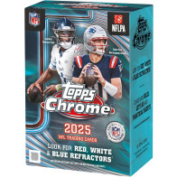 2025 Topps Chrome Football Factory Sealed Value Box