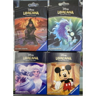 Disney Lorcana The First Chapter Elsa - Mickey Mouse - Mulan -Sisu  65 Sleeves per Box 4 LOT