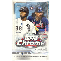 2021 Topps Chrome Baseball Hobby Box Factory Sealed