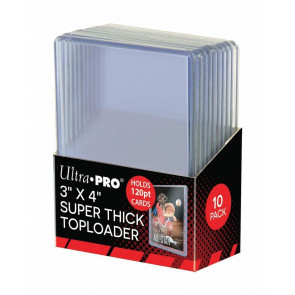 Ultra Pro 3x4 Extra Thick Top (120pt) Loaders 10 Count Pack