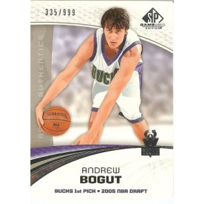2005-06 Upper Deck SP Game Used Andrew Bogut Rookie 335/999