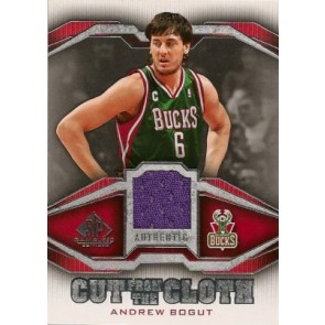 2007-08 Upper Deck SP Game Used Andrew Bogut Cut From the Cloth