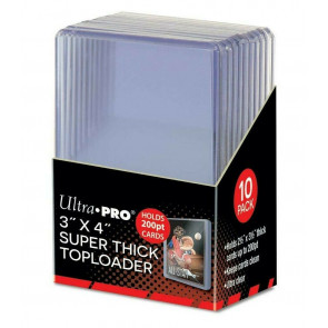 Ultra Pro 3x4 Thick Top (200pt) Loaders 10 Count Pack