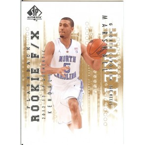 2012-13 SP Authentic Kendall Marshall Flashback Rookie F/X 