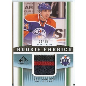 2013-14 UD SP Game Used Rookie Patch Fabrics #'d 20/35