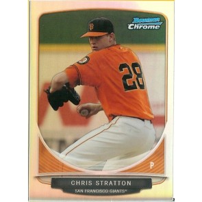 2013 Bowman Chrome Refractor Mini Chris Stratton