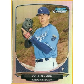 2013 Bowman Chrome Refractor Mini Kyle Zimmer