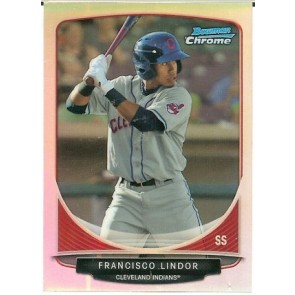 2013 Bowman Chrome Refractor Mini Francisco Lindor
