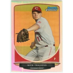 2013 Bowman Chrome Refractor Mini Nick Travieso