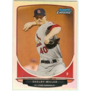 2013 Bowman Chrome Refractor Mini Shelby Miller