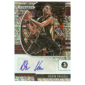 2020-21 Panini Prizm Draft Picks Devin Vassell Disco Autograph
