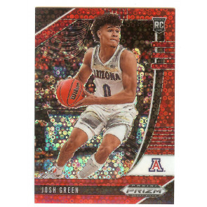2020-21 Panini Prizm Draft Picks Josh Green Red Disco Fastbreak Serial #'d 122/125