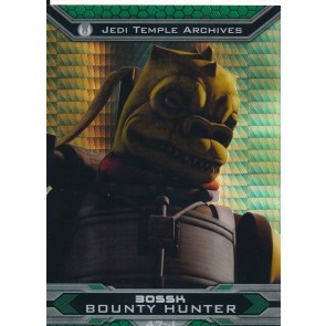 2015 Topps Chrome Star Wars  PERSPECTIVES PARALLEL PRISM CARD 47-J #150/199 BOUNTY HUNTER