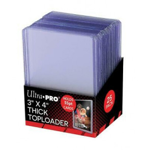Ultra Pro 3x4 Thick Top Loaders (55pt) 25 Count Pack