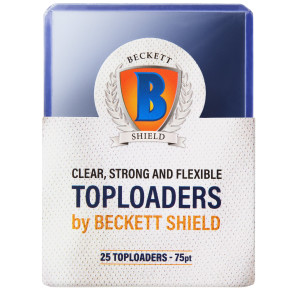 5 LOT - Beckett 3x4 Thick Top Loaders (75pt) 25 Count Pack