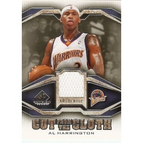 2007-08 Upper Deck SP Game Used Al Harrington Cut From the Cloth