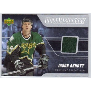 2006-07 Upper Deck jason Arnott Game Worn Jersey