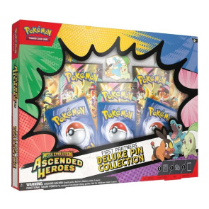 Pokemon Ascended Heroes - First Partners Deluxe Pin Collection Factory Sealed