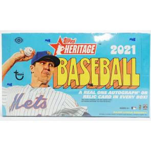 2021 Topps Heritage Baseball Hobby Box Factory Sealed 