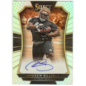 2016 Select Rookie Signatures Prizm Andrew Billings Auto 168/199