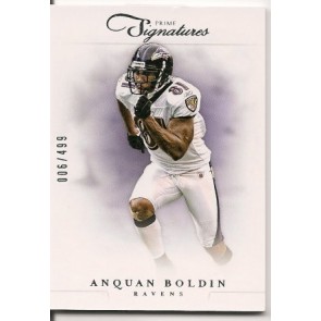 2012 Panini Prime Signatures Anquan Boldin Base Single 006/499