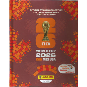 Panini FIFA World Cup 2026 Hardcover Limited Edition sticker album - 1 of 2,026