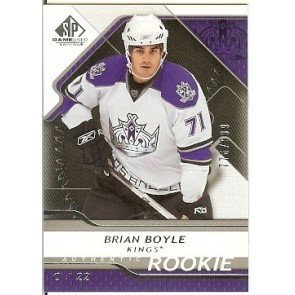 2008-09 Upper Deck SP Game Used Brian Boyle Rookie 776/999