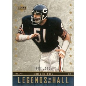 2005 Upper Deck Legends Dick Butkus LH 0631/1025