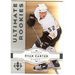 2007-08 Upper Deck Ultimate Ryan Carter Ultimate Rookies 141/499