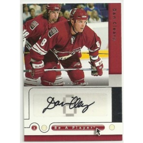 2005-06 Upper Deck Be A Player Dan Cleary Signatures