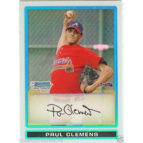2009 Bowman Chrome Prospects Paul Clemens Refractor #BCP168 #'d 321/500