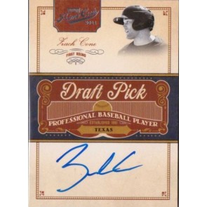 2011 Playoff Prime Cuts Zach Cone Draft Pick Autograph 018/249
