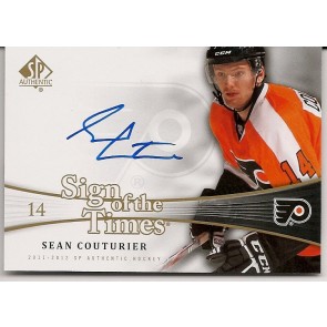 2011-12 SP Authentic Sean Couturier Sign of the Times
