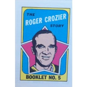 1971-72 O-Pee-Chee Roger Crozier Booklet