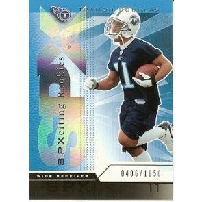 2004 Upper Deck SPX Tramon Douglas Rookie 0406/1650