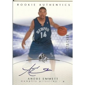 2004-05 Upper Deck SP Authentic Andre Emmett Rookie Authentics 1273/1499