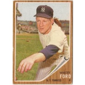 1962 Topps Whitey Ford Single Condition Good