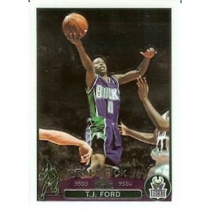 2003-04 Topps Chrome T.J. Ford Rookie Card