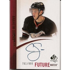 2010-11 Upper Deck SP Authentic Cam Fowler Autographed Future Watch Rookie 761/999