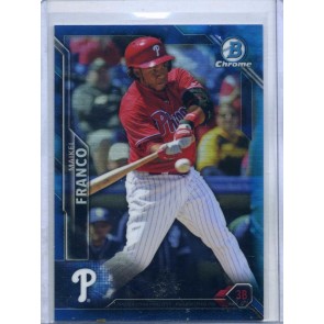 2016 Bowman Chrome MAIKEL FRANCO Prospects Blue Refractor #5  097/150