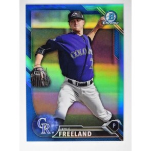 2016 Bowman Chrome KYLE FREELAND Prospects Blue Refractor #BCP174  057/150