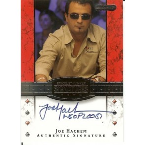 2010 Razor Poker Joe Hachem Bracelet Winner Auto Inscribed