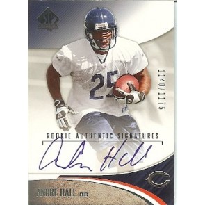 2006 Upper Deck SP Authentic Andre Hall Rookie Autograph 1140/1175