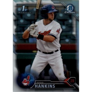 2016 Bowman Chrome TODD HANKINS Refractor 250/499 BCP166 INDIANS
