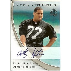2005 Upper Deck SP Authentic Anttaj Hawthorne Rookie Autograph 153/850